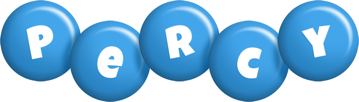 Percy candy-blue logo
