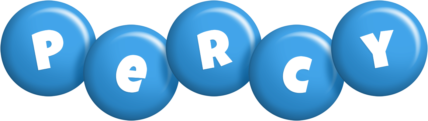 Percy candy-blue logo