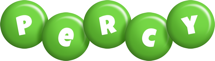 Percy candy-green logo