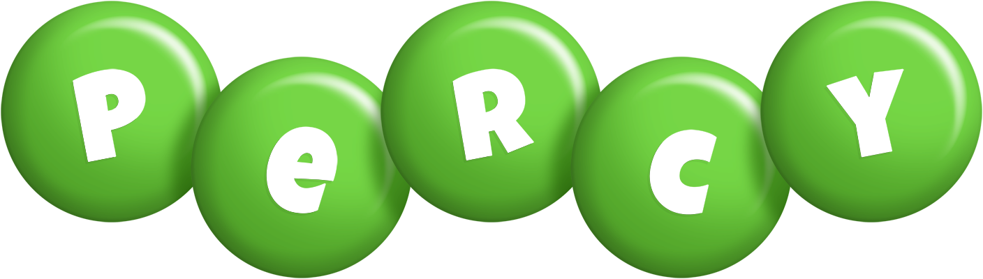Percy candy-green logo