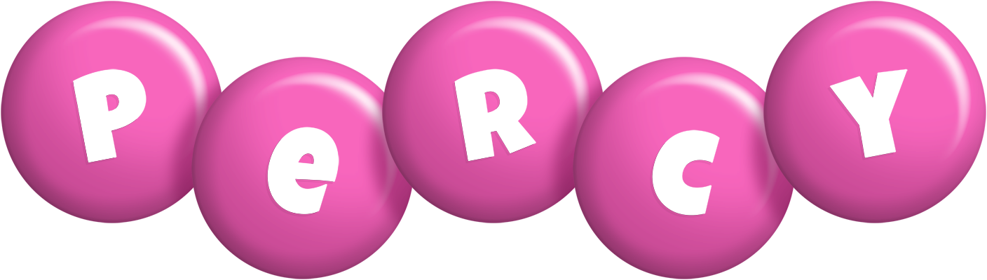 Percy candy-pink logo