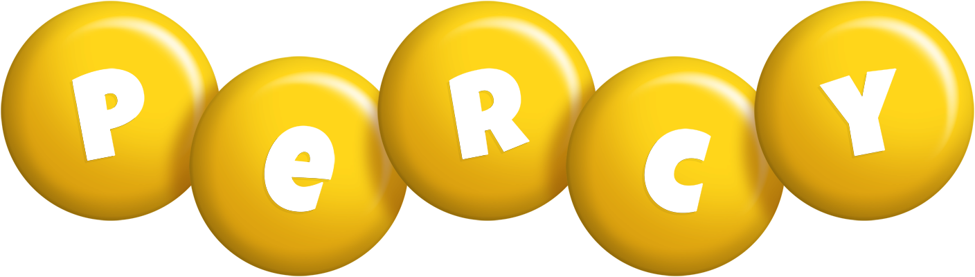 Percy candy-yellow logo