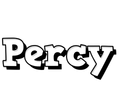Percy snowing logo