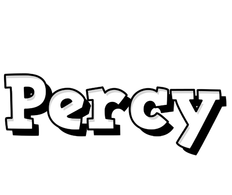 Percy snowing logo