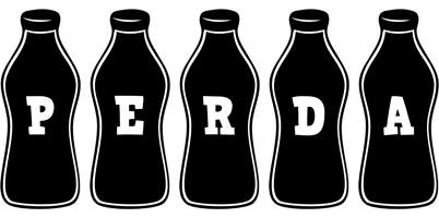 Perda bottle logo