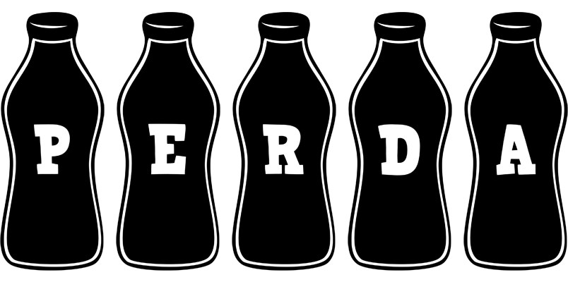 Perda bottle logo