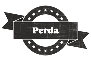 Perda grunge logo