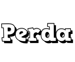 Perda snowing logo