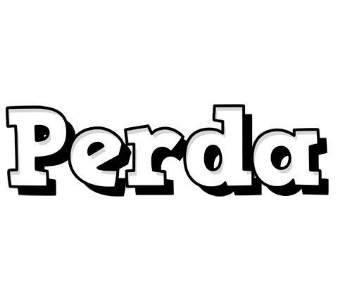 Perda snowing logo