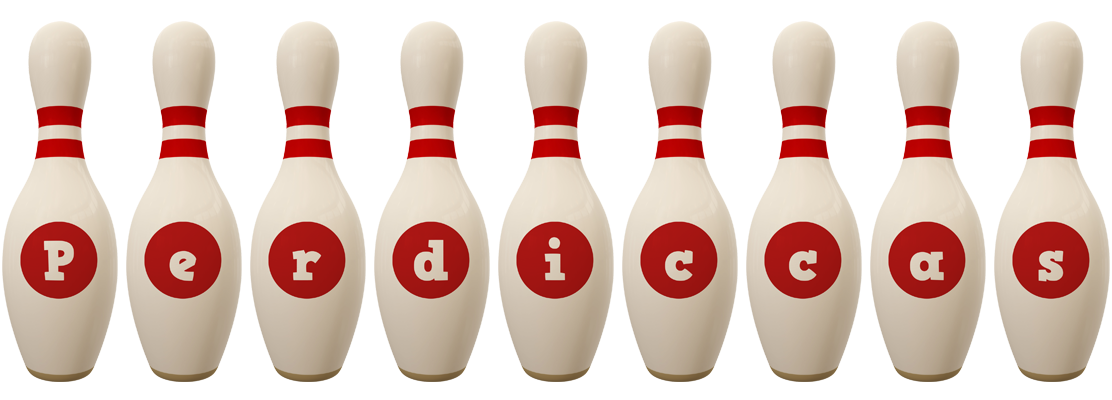 Perdiccas bowling-pin logo