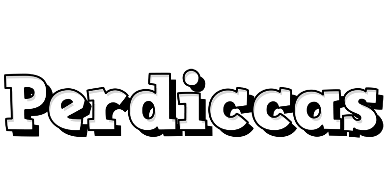 Perdiccas snowing logo