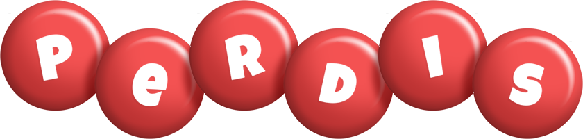 Perdis candy-red logo