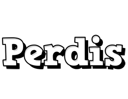 Perdis snowing logo