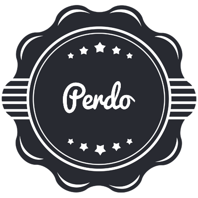 Perdo badge logo