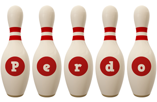 Perdo bowling-pin logo