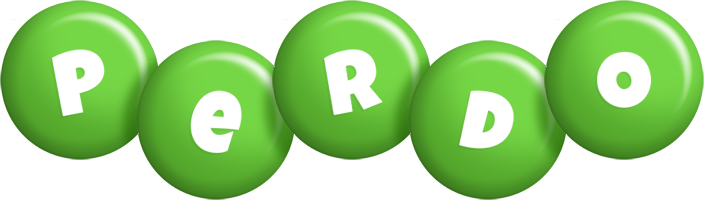 Perdo candy-green logo