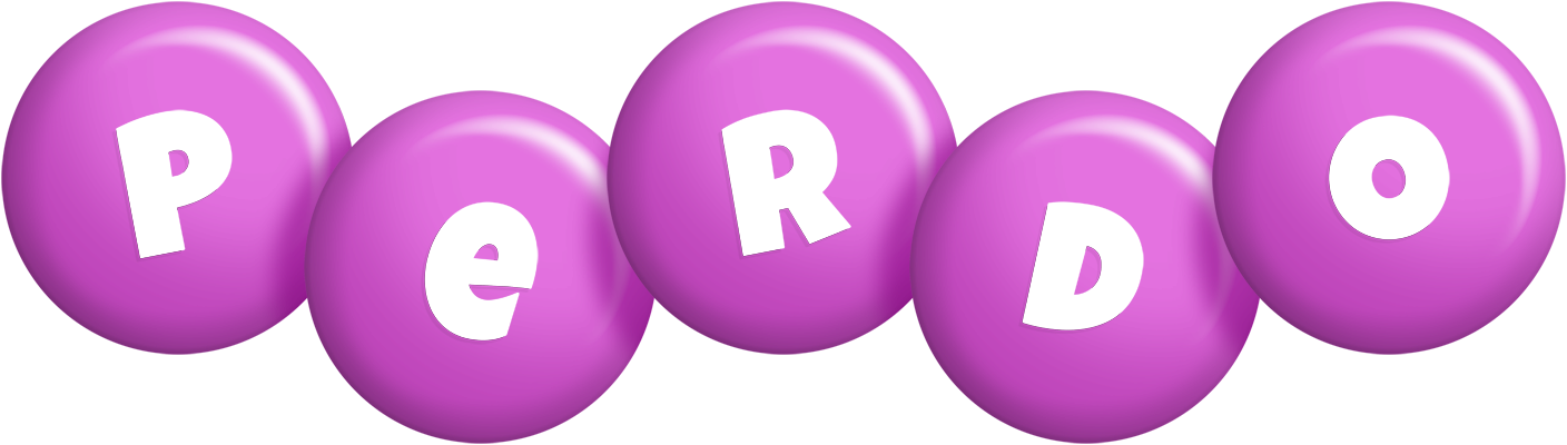 Perdo candy-purple logo