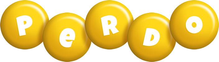 Perdo candy-yellow logo