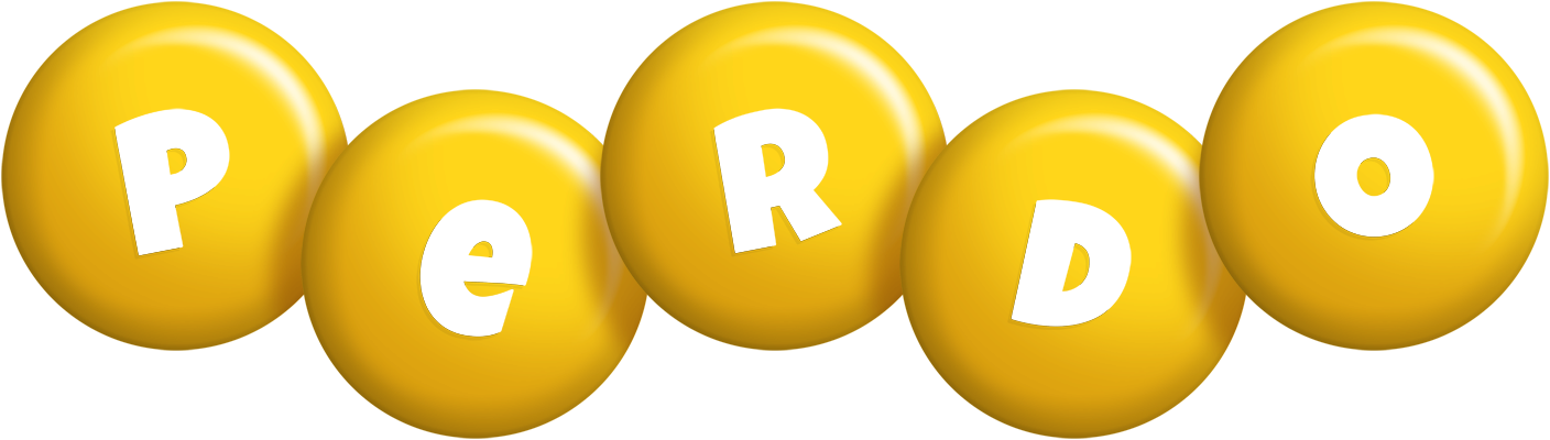 Perdo candy-yellow logo