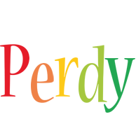 Perdy birthday logo