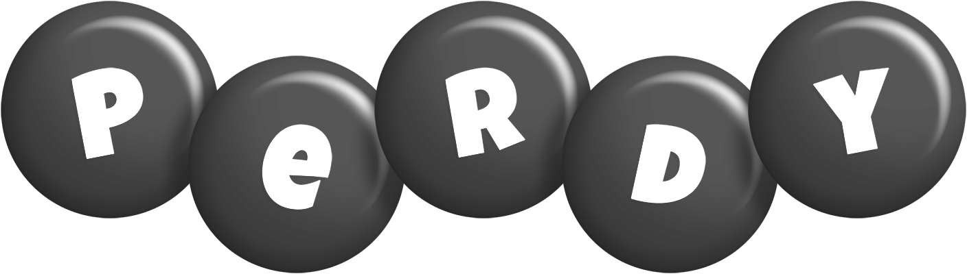 Perdy candy-black logo