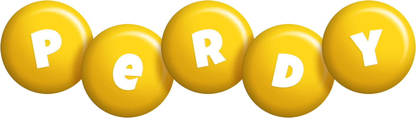 Perdy candy-yellow logo
