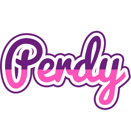 Perdy cheerful logo