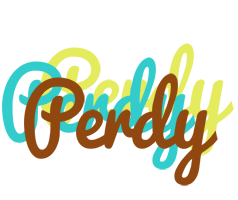 Perdy cupcake logo