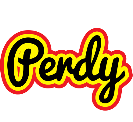 Perdy flaming logo