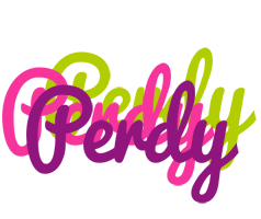 Perdy flowers logo