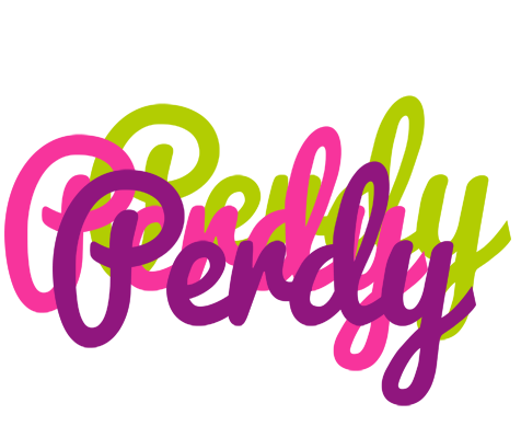 Perdy flowers logo