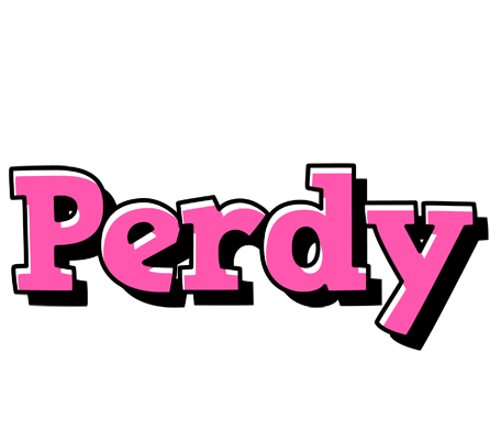 Perdy girlish logo