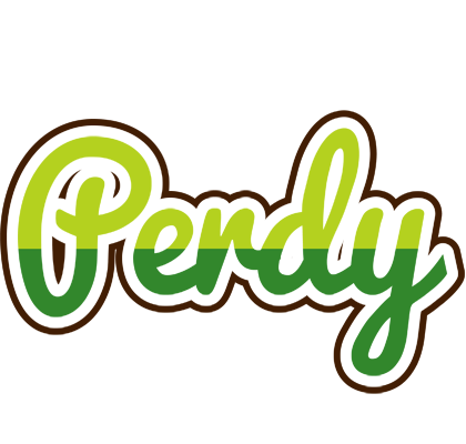 Perdy golfing logo