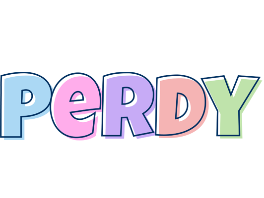 Perdy pastel logo