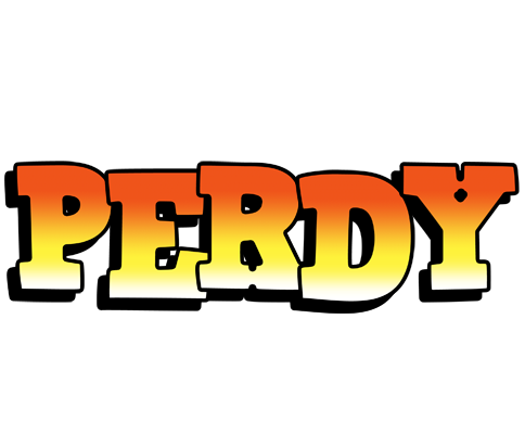 Perdy sunset logo