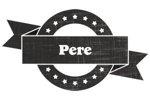 Pere grunge logo