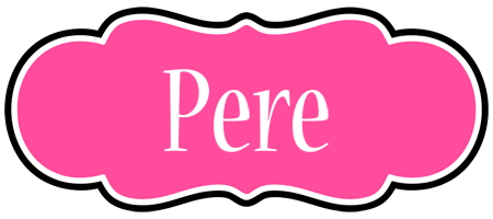 Pere invitation logo