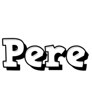 Pere snowing logo