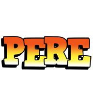 Pere sunset logo