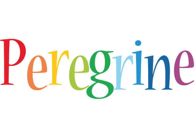 Peregrine birthday logo