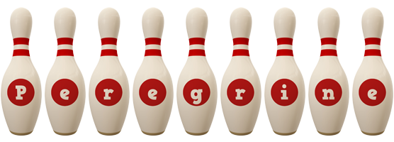 Peregrine bowling-pin logo