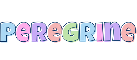 Peregrine pastel logo