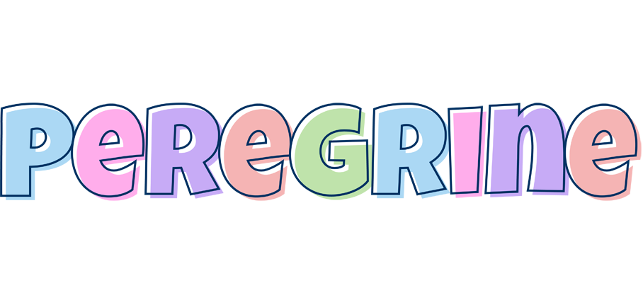 Peregrine pastel logo