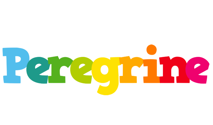 Peregrine rainbows logo