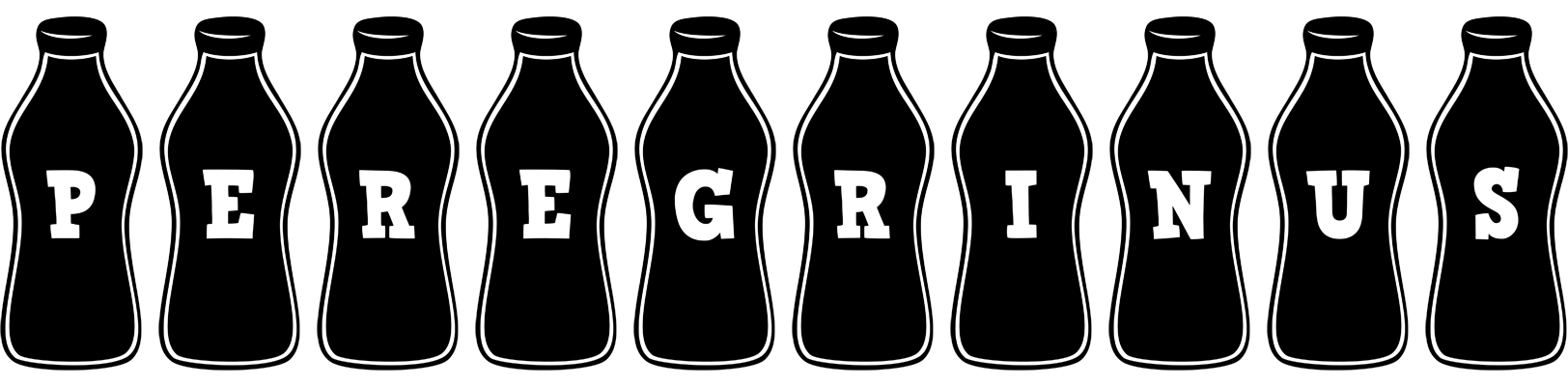 Peregrinus bottle logo