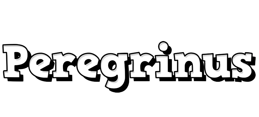 Peregrinus snowing logo