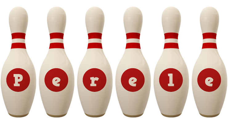 Perele bowling-pin logo