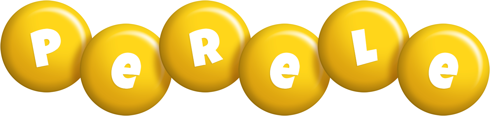 Perele candy-yellow logo