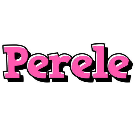 Perele girlish logo