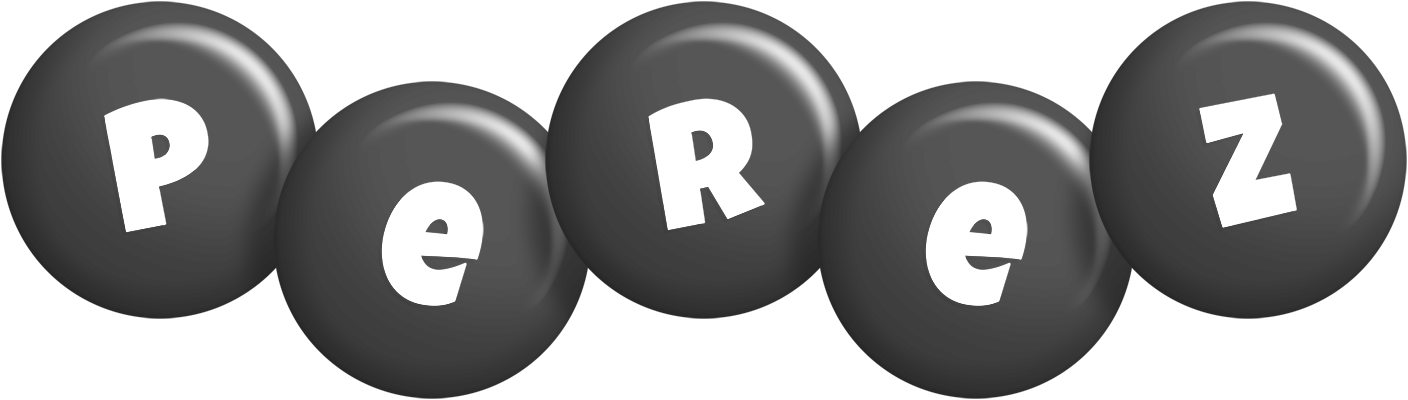 Perez candy-black logo
